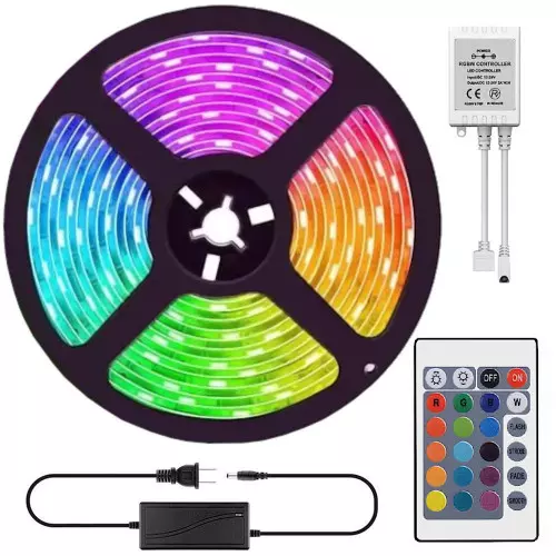 Taśma LED SMD 2835 RGB 5M  Zasilacz  Pilot 24 pin