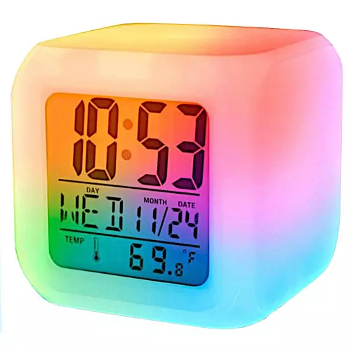 Zegar cyfrowy LED RGB