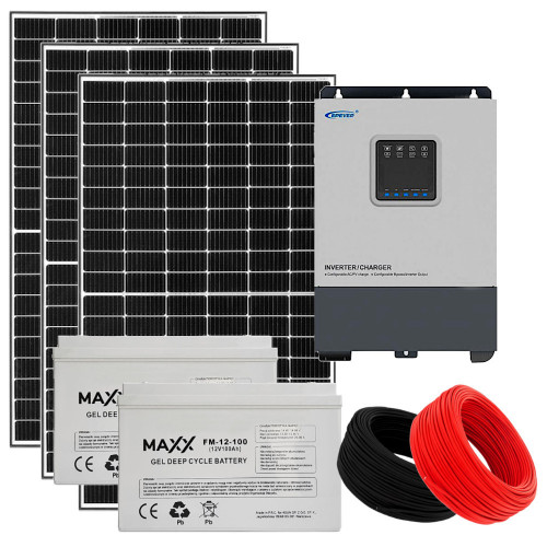 Zestaw Solarny Off Grid V Kw W Ekowolt