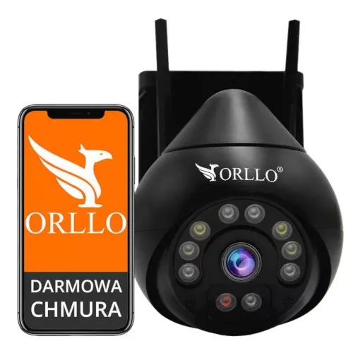 Kamera Wi-Fi Orllo (zewnętrzna, obrotowa) IP 4mpx - nocna, w kolorze