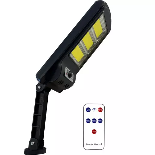 Lampa solarna ścienna LED czujnik ruchu  pilot