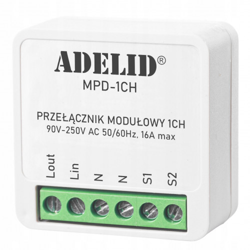 Sterownik Smart Home Adelid 16A WiFi Tuya
