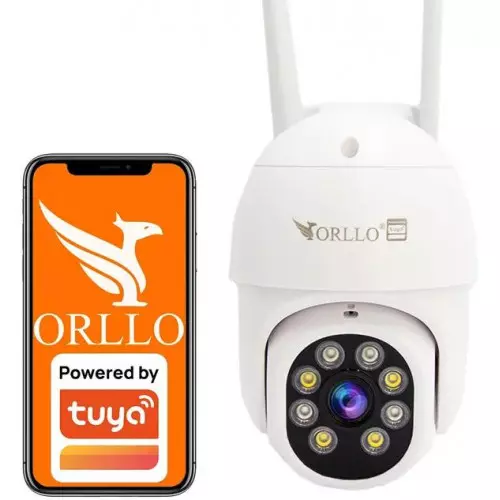 Kamera IP Orllo zewnętrzna obrotowa (5Mpx 4G sim) - aplikacja Tuya