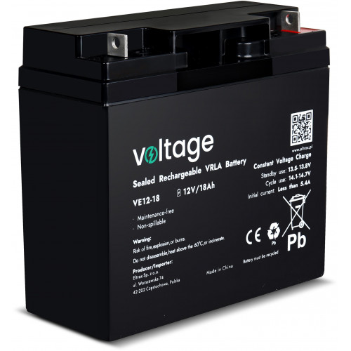 Akumulator AGM Voltage 12V 18Ah