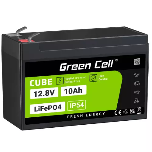 Akumulator Green Cell LiFePO4 10Ah 12.8V