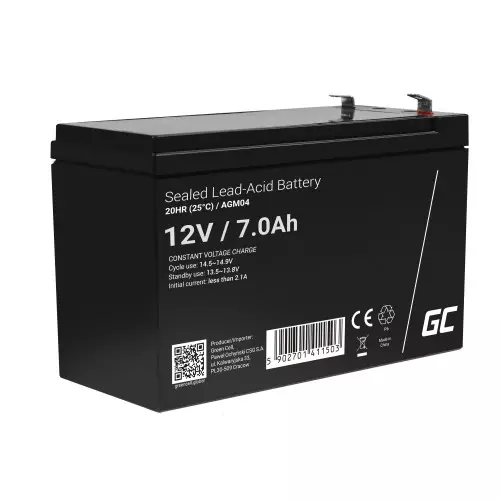 Akumulator Green Cell 12V 7Ah VRLA AGM