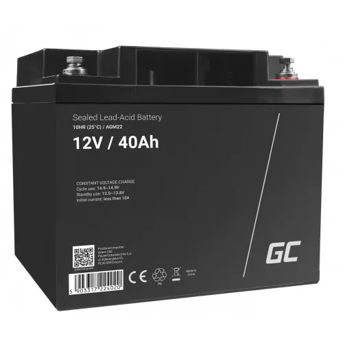 Akumulator Green Cell 12V 40Ah AGM VRLA