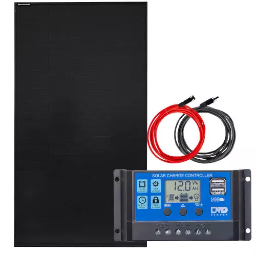Zestaw solarny 130W 12V do oświetlenia LED