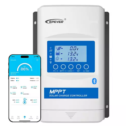 Regulator ładowania Epever MPPT 12V/24V 10A Bluetooth