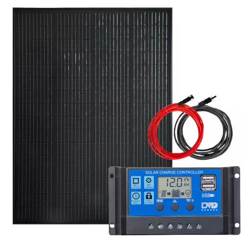 Zestaw solarny 150W PWM do oświetlenia LED