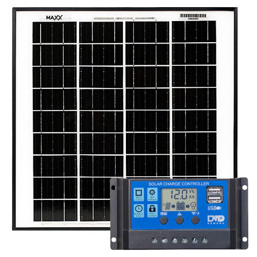 Zestaw solarny 20W 2xUSB