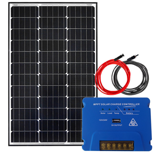 Zestaw solarny 75W MPPT