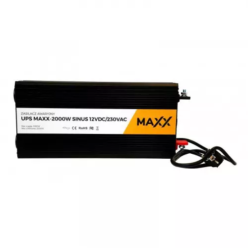 Przetwornica napięcia Maxx UPS Sinus 2000W 12V