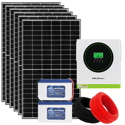 Zestaw solarny Off Grid 3KW 230V 3500W  magazyn 300Ah