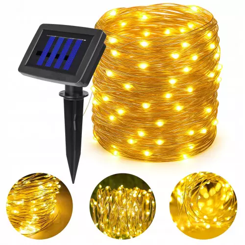 Girlanda LED solarna 100 LED IP44