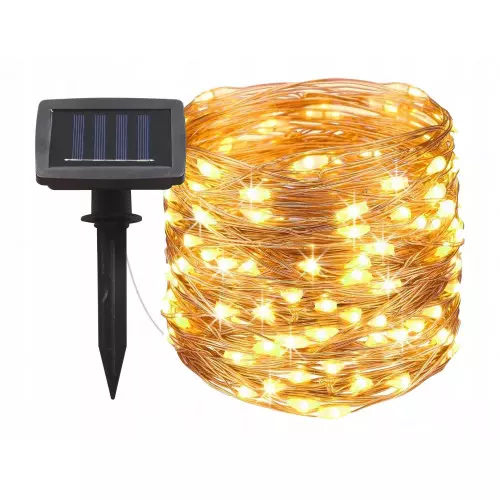 Girlanda LED solarna czujnik zmierzchu