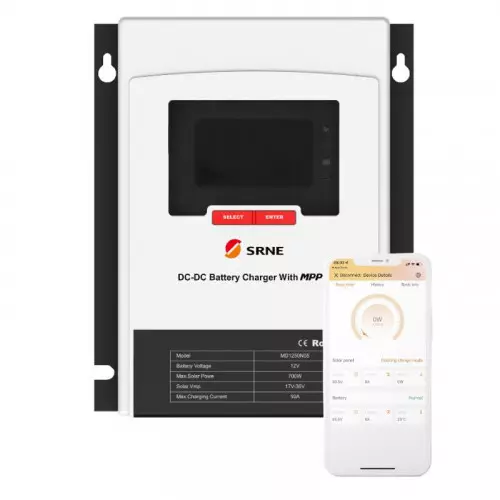 Regulator ładowania SRNE MPPT 50A z ładowarką DC-DC