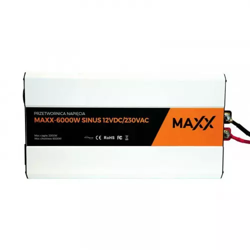 Przetwornica napięcia MAXX Sinus 6000W 12VDC/230VAC