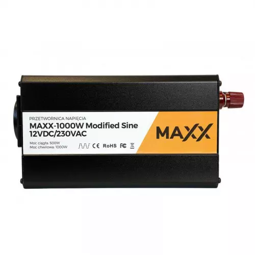 Przetwornica napięcia MAXX 1000W modyfikowana sinusoida