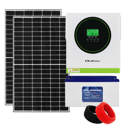 Zestaw solarny Off Grid 230V 1500W  magazyn 150Ah