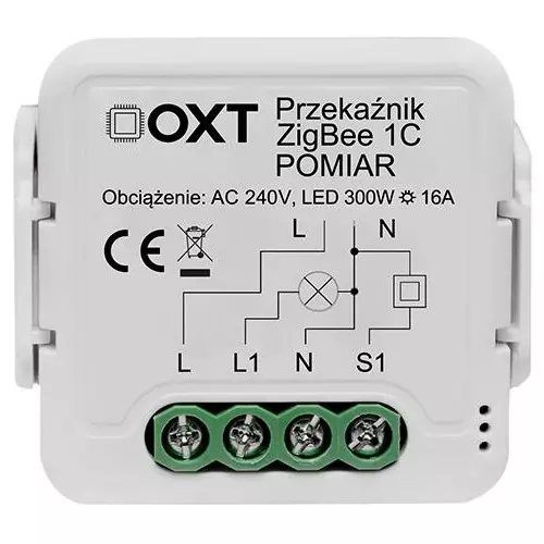 Moduł przekaźnikowy OXT ZigBee TUYA 16A