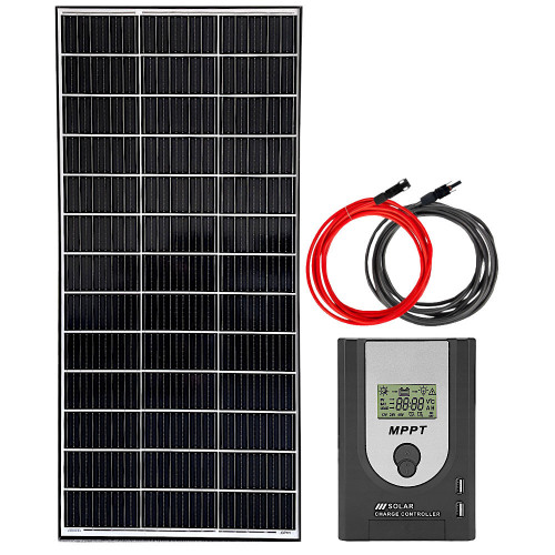 Zestaw solarny 160W 12V MPPT 