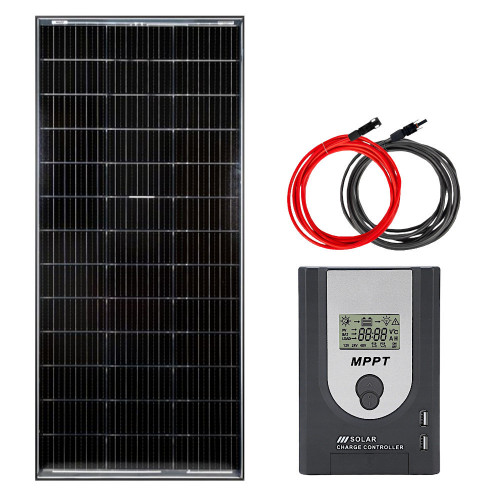 Zestaw solarny 190W Bifacjalny Regulator MPPT MPS
