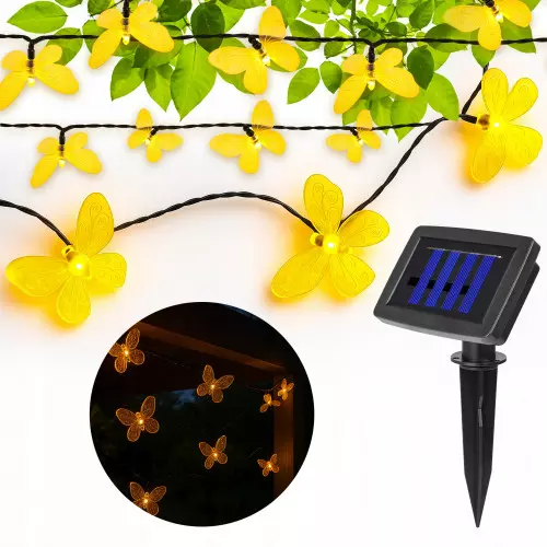 Girlanda solarna LED motylki 1.2W IP44
