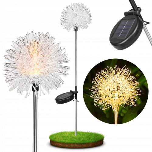Lampka solarna ogrodowa LED 80cm dmuchawiec 1.2W