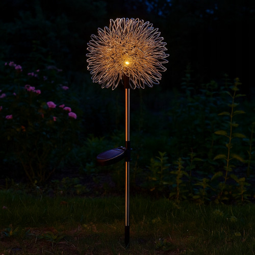 Lampka solarna ogrodowa LED 80cm dmuchawiec 1.2W
