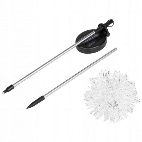 Lampka solarna ogrodowa LED 80cm dmuchawiec 1.2W