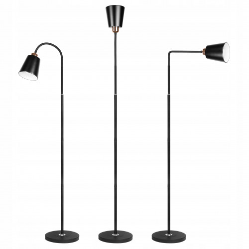 Lampa podłogowa Koko stalowa elastyczna 60W