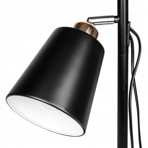 Lampa podłogowa Koko stalowa regulowana 60W