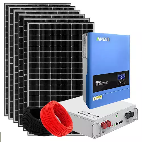 Zestaw solarny Off Grid 5KW 230V 6000W  magazyn 5KWh