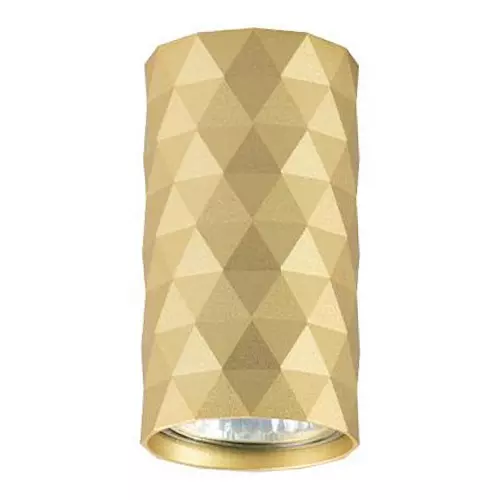 Oprawa natynkowa Glamour okrągła złota 35W