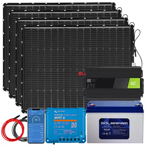 Zestaw słoneczny balkonowy Off-Grid 230V 150Ah 1000W BT