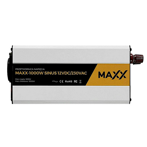 Przetwornica napięcia Maxx Sinus 12V 230V 500W