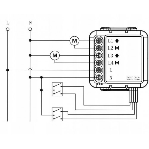 Moduł rolet OXT mini WiFi TUYA 230V