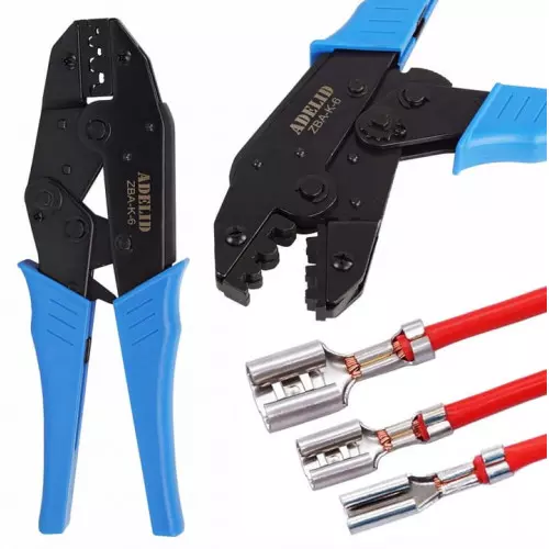 Zaciskarka do konektorów nieizolowanych 0,5-6,0 mm²