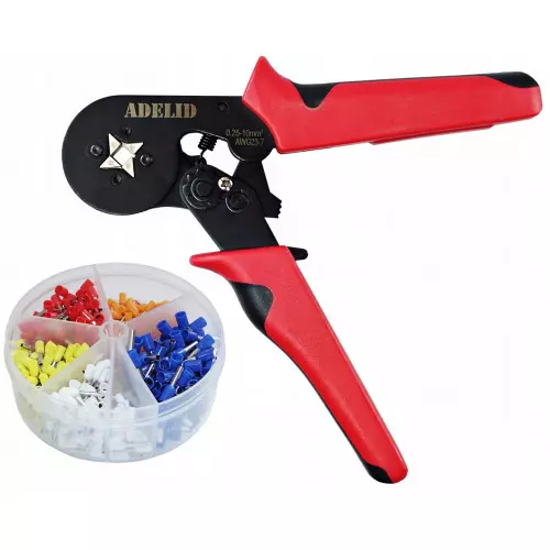 Zaciskarka Adelid zapadkowa z organizerem 500szt