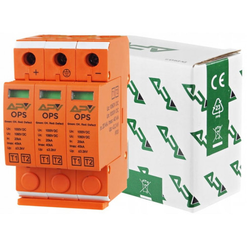 Rozdzielnica fotowoltaiczna PV 1000V DC IP65 32A - 2 stringi