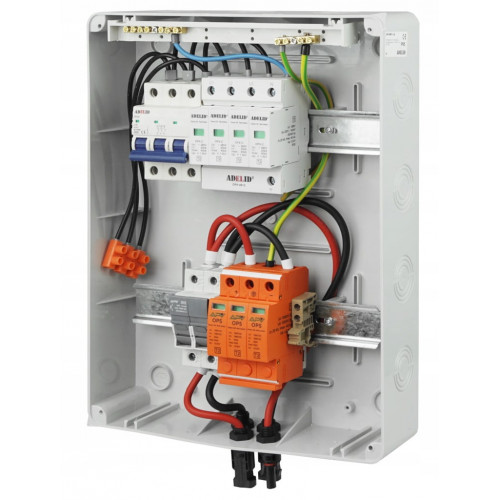 Rozdzielnica fotowoltaiczna PV 1000V DC/AC IP65 32A - 1 String 