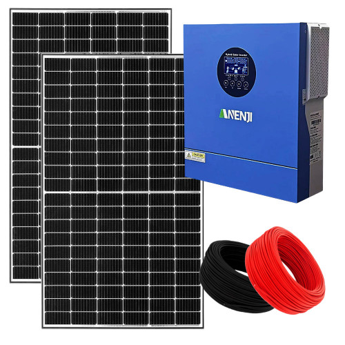 Zestaw solarny Off Grid 12V 230V 680W 2000W