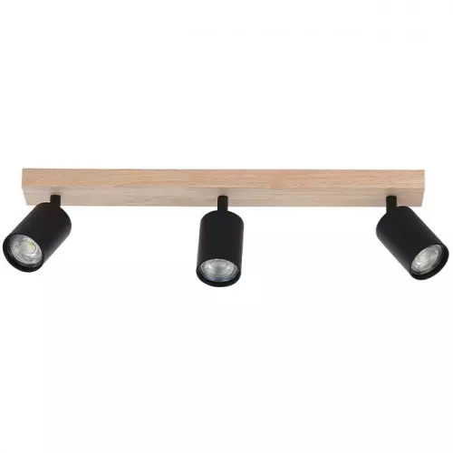 Kinkiet Dabi stalowo-drewniany obrót 350°