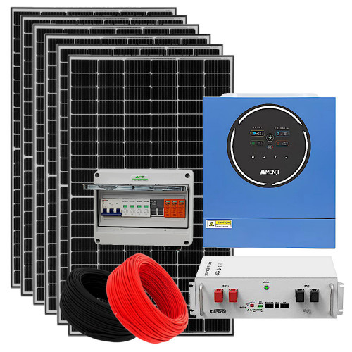 Zestaw solarny Off Grid 6KW 230V 6000W 5KW do samodzielnego montażu