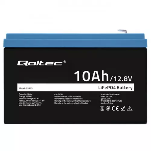 Akumulator LiFePO4 Qoltec 10Ah 128Wh
