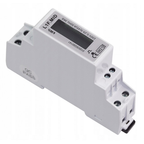 Licznik jednofazowy L1F LCD 45A