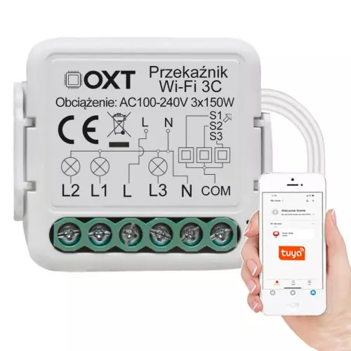 Sterownik do Smart Home OXT 4 obwody WiFi Tuya