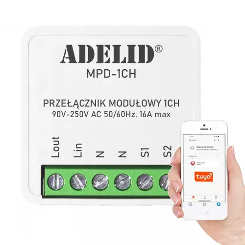 Sterownik Smart Home Adelid 16A WiFi Tuya