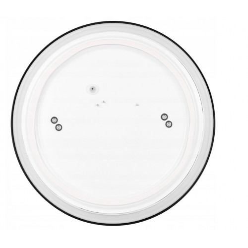Plafon LED 18W czarny IP44